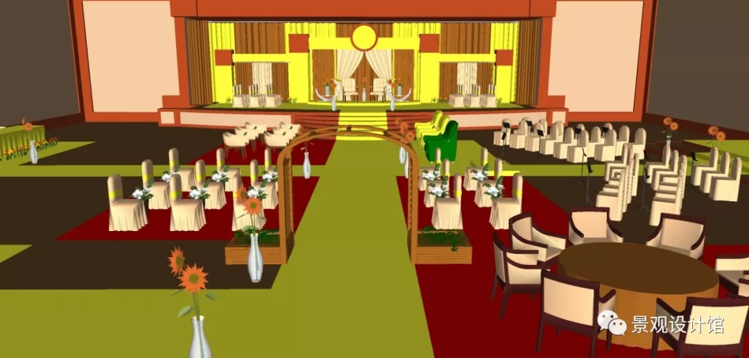 模型福利文末分享（xiǎng）婚禮（lǐ）婚慶道具場景草圖大師S(圖4)