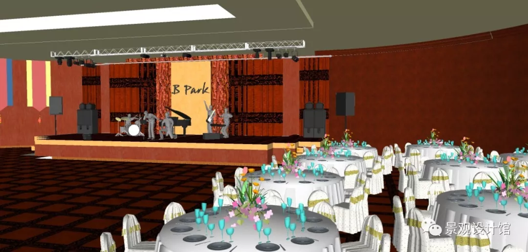 模型福利文末分享婚禮婚慶道具場（chǎng）景草（cǎo）圖大師S(圖5)