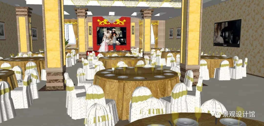 模型福利文末分享（xiǎng）婚（hūn）禮（lǐ）婚慶道具場景草圖大師S(圖7)