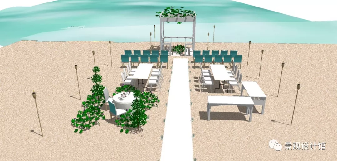 模型（xíng）福利文末分享婚禮婚慶道具場景草圖大師S(圖13)