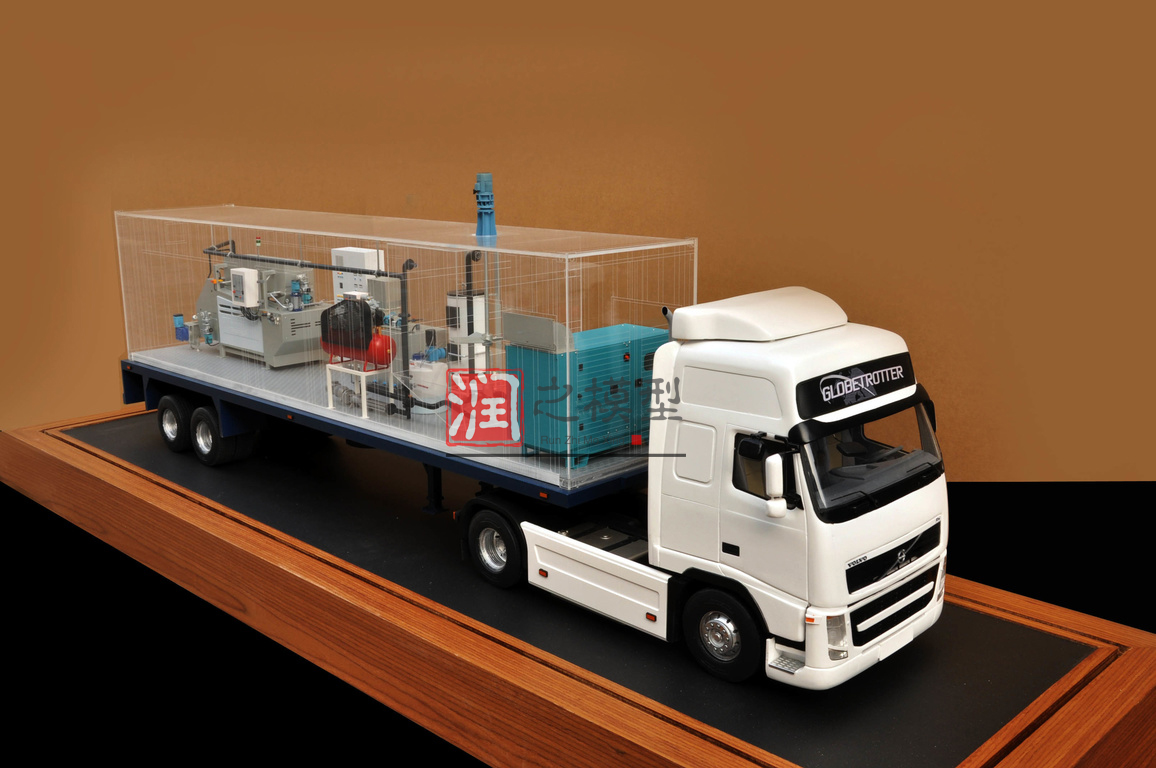 汙水脫水裝（zhuāng）置車模型