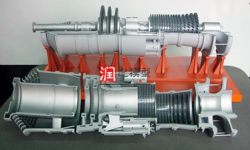 1 ： 10 燃氣（qì）輪機（jī）剖麵展示