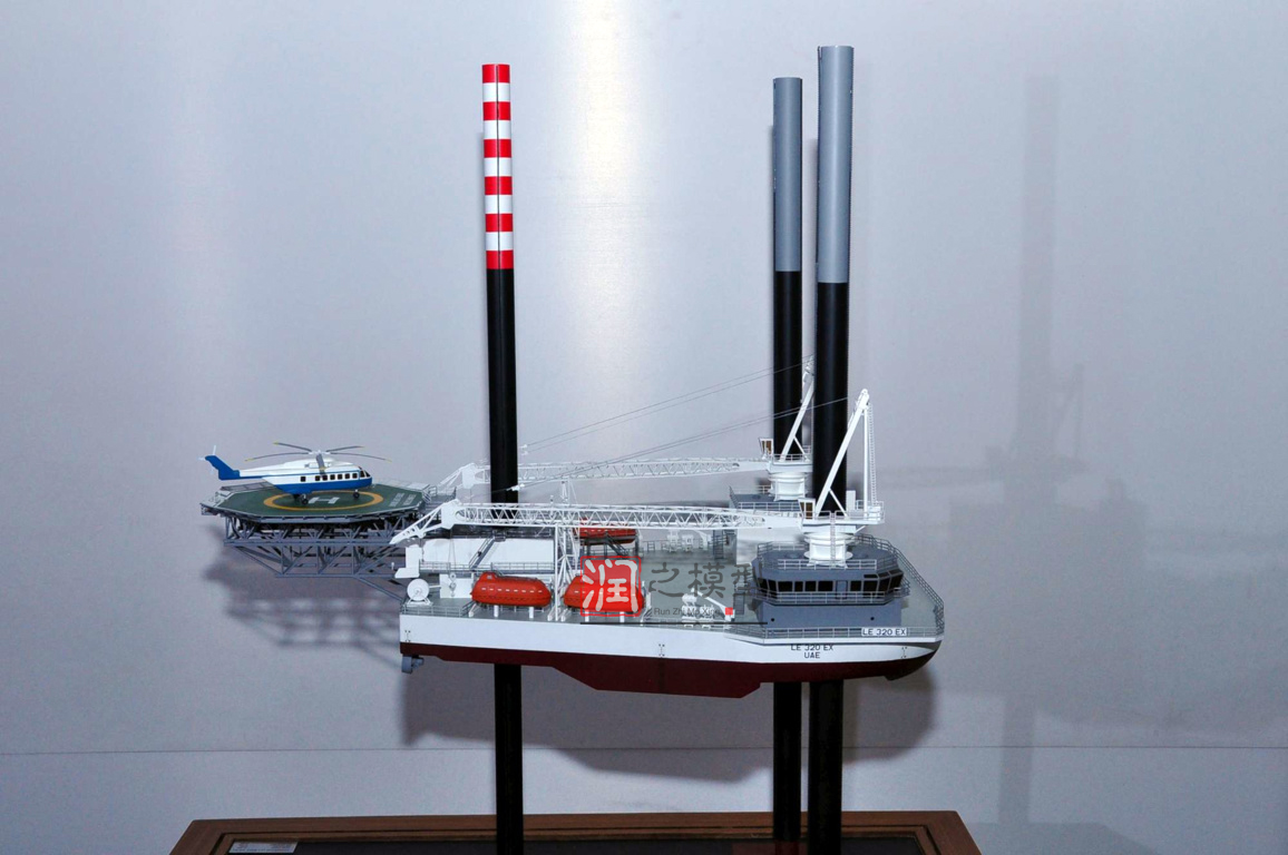 海洋鑽井平台模型