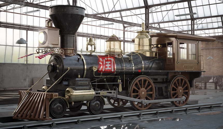 蒸氣（qì）火車頭模型