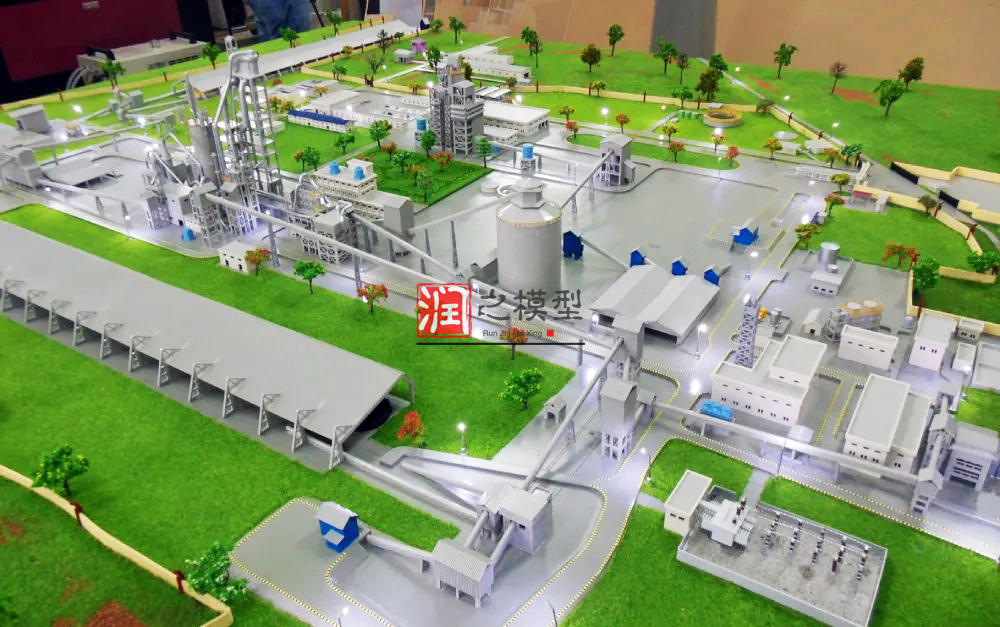 1:600水泥廠模型